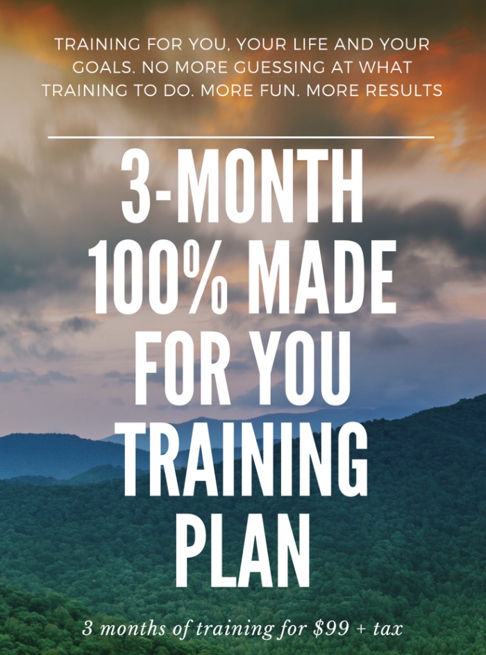 3 month training plan