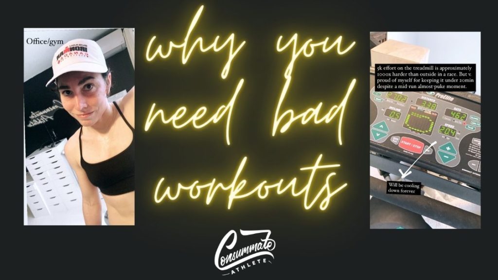 why you need bad workouts