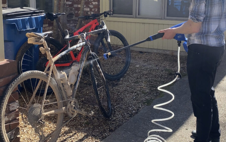 Your Small Space Bike Cleaning Problem, Solved