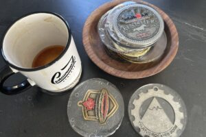 Easy DIY: Turn Your Race Medals Into Resin Coasters