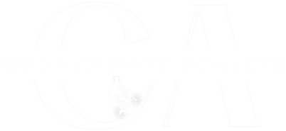 Black and white logo of "consummate athlete" featuring a stylized figure of a cyclist within the letter 'c' for bike coaching.