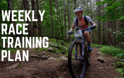 Weekly Race Training Plan